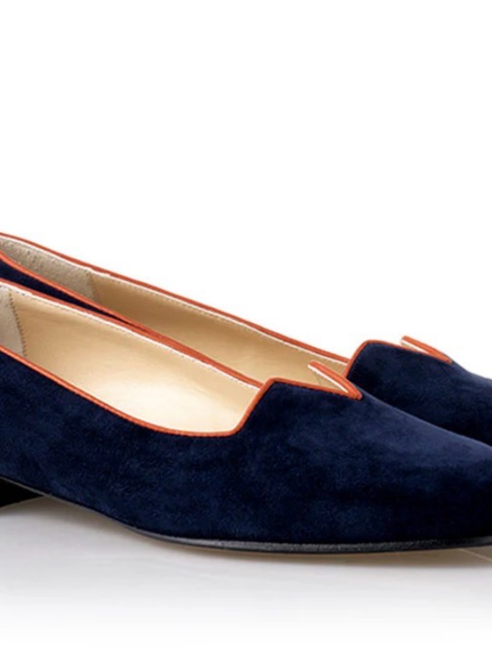 RARE Delage Paris Burgundy Suede Smoking Slippers Flats Made in France EU 40/9 - Picture 6 of 8